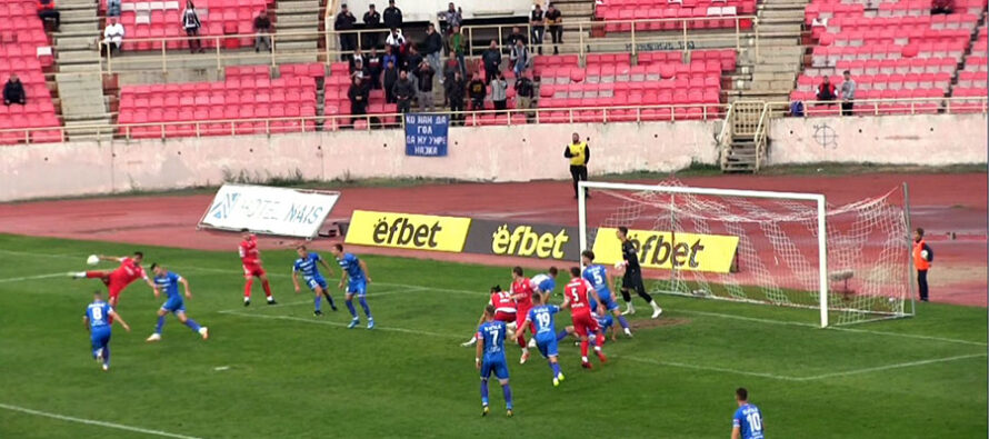 Radnički Niš i Napredak remizirali 1:1 u 10. kolu Superlige Srbije