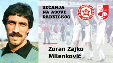 Sećanja na asove Radničkog - Zoran Zajko Milenković